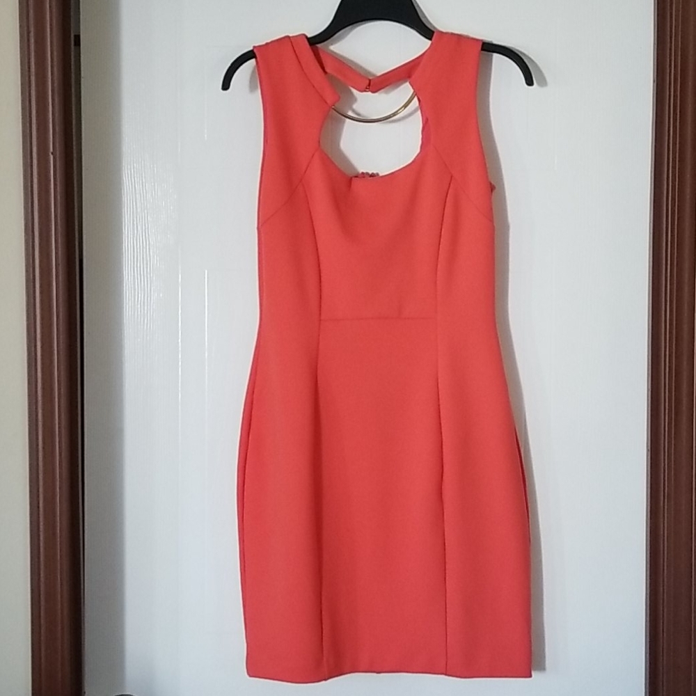 Jennifer Lopez coral dress